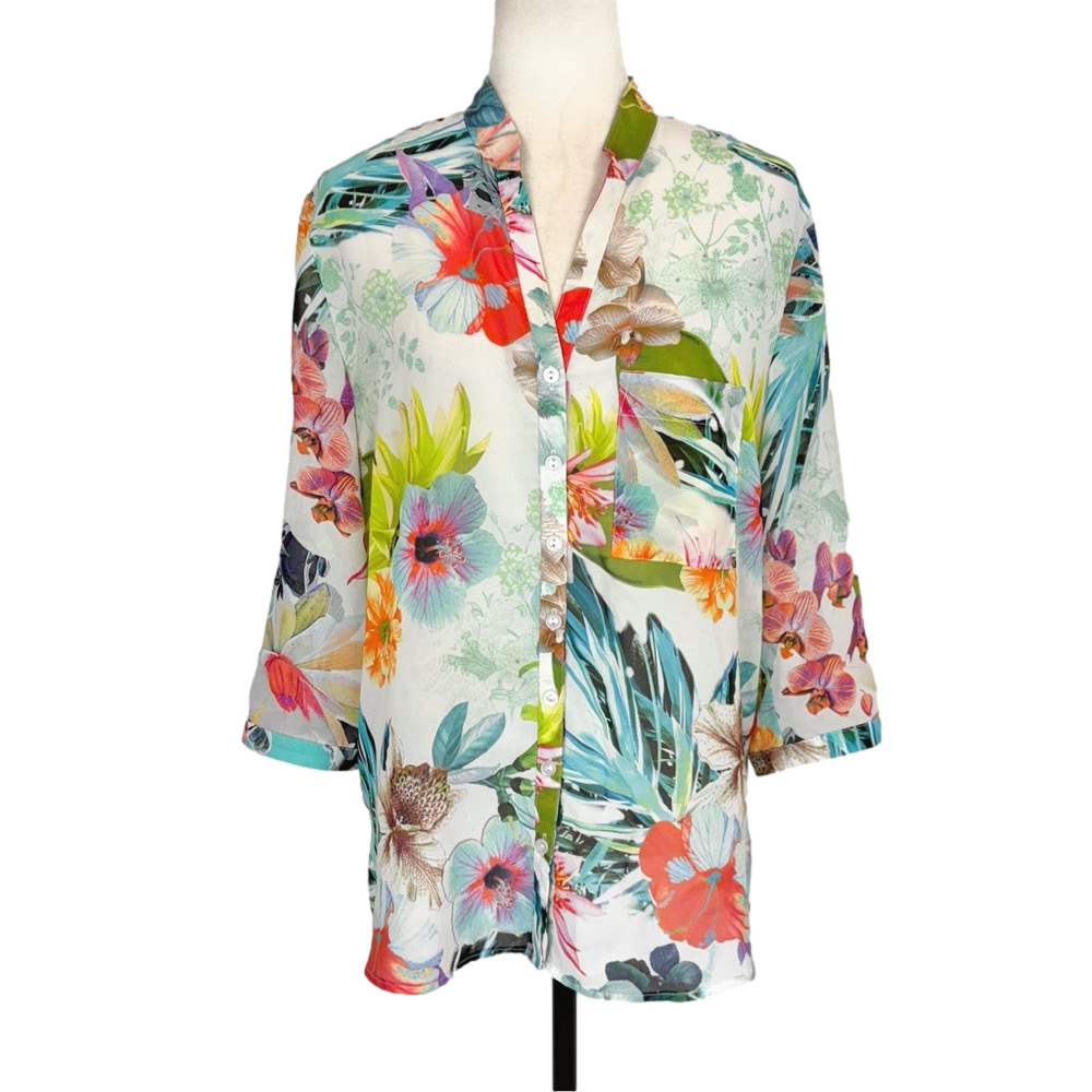 Betty Barclay multicolour floral blouse